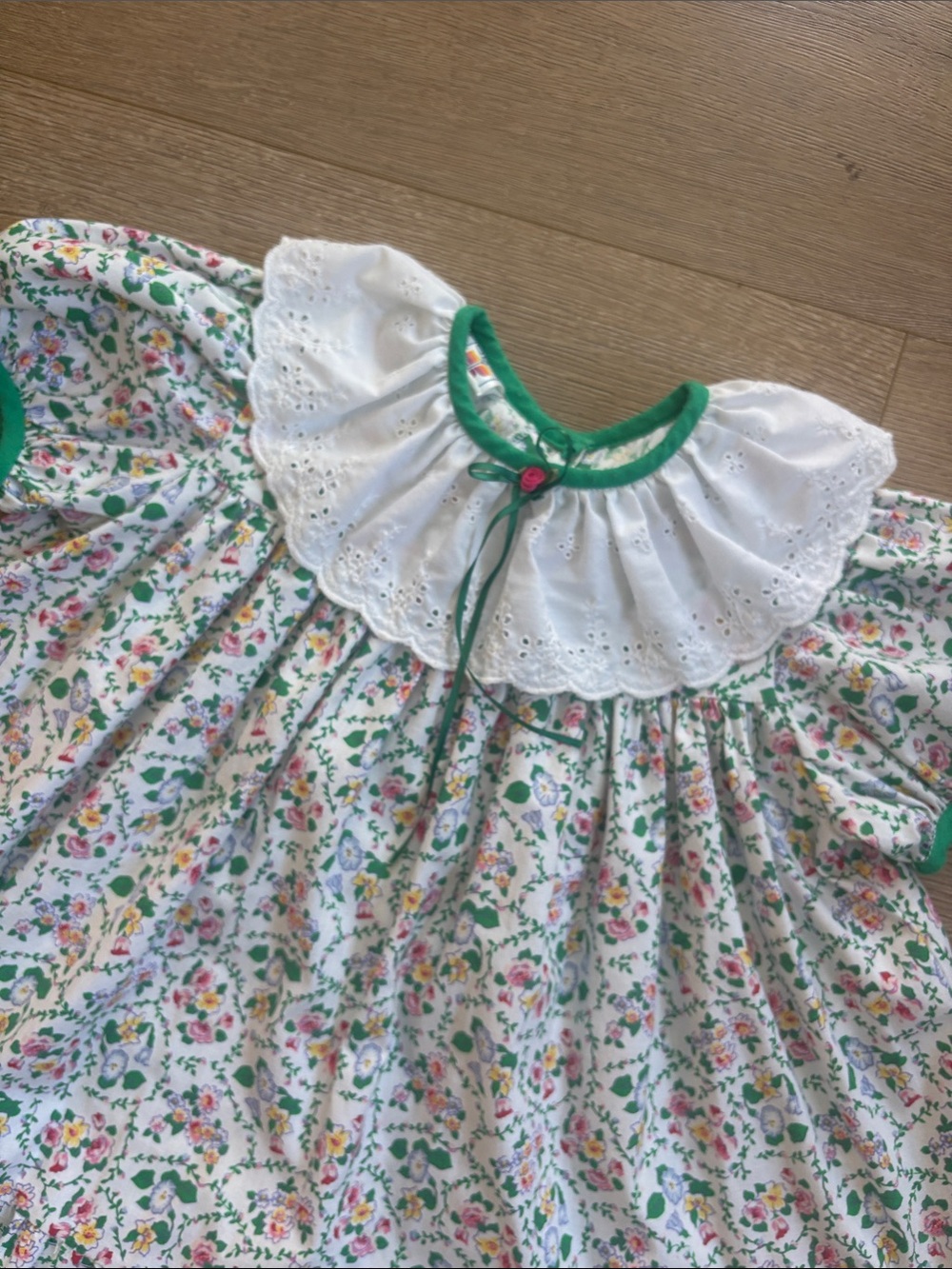 Vintage Girls Floral Cottagecore Dress